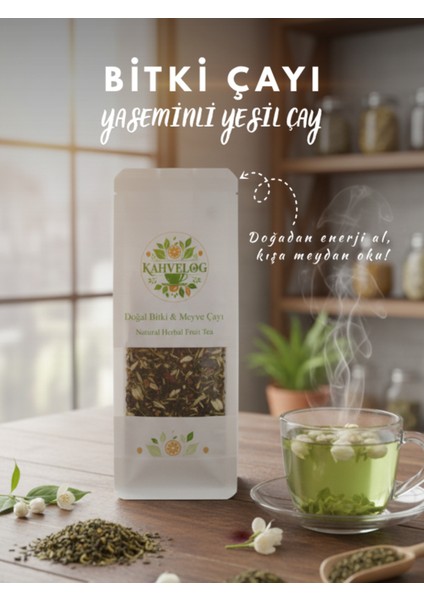 Yaseminli Yeşil Çay 250GR(DOĞAL Kurutulmuş, Katkısız)