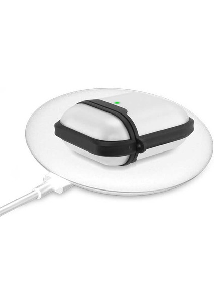 Apple Airpods 1. ve 2. Nesil Uyumlu Buzlu Transparan Renkli Çizgili Kılıf Bumper Koruma Kabı Hybrid indirimleri