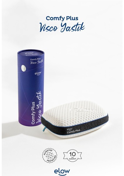 Comfy Plus Çocuk/kamp Ortopedik Visco Yastık, 40 x 25 x 10