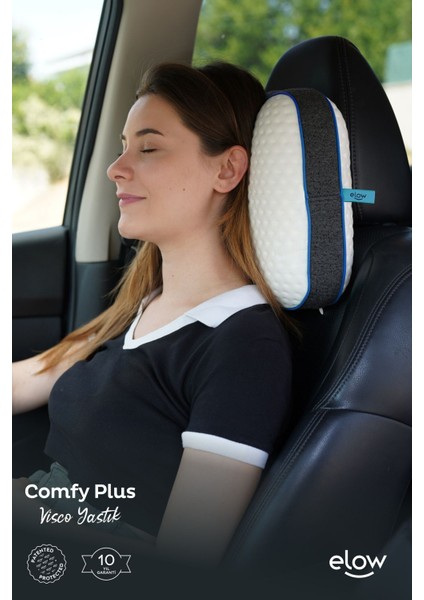 Comfy Plus Çocuk/kamp Ortopedik Visco Yastık, 40 x 25 x 10