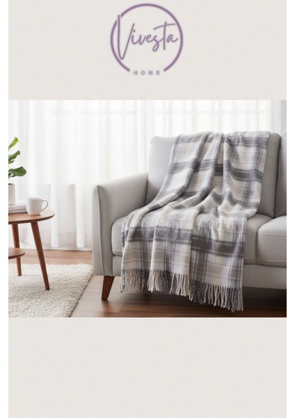 Yumuşacık Scotch Battaniye 150×200 cm – Sıcak, Şık ve Konforlu Tasarım