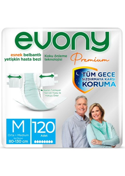 Premium Yetişkin Bezi Medium 120 Adet indirimleri