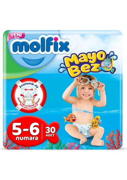 Mayo Bebek Bezi 5-6 Beden 30 Adet 14+ kg