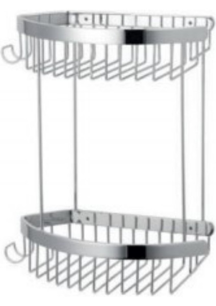 Lüks Lama Ikili Oval Süngerlik Krom