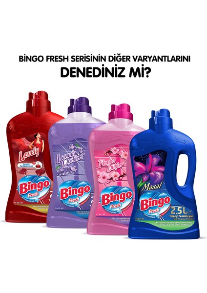 Fresh Yüzey Temizleyici 2,5 L Mutlu Yuvam 4'lü