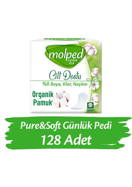 Pure&Soft Günlük Ped 128 Adet