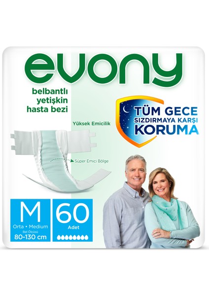 Yetişkin Hasta Bezi Medıum 60 Adet fırsatları