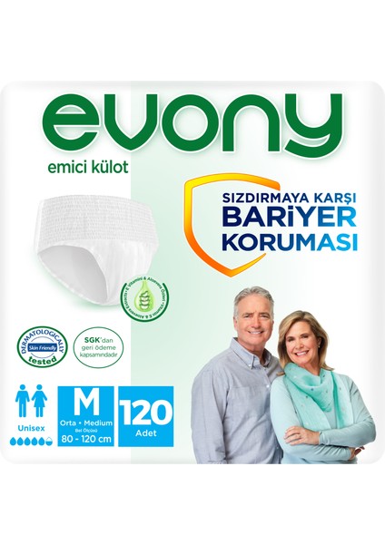 Emici Külot Unısex Medıum 30X4'Lü (120 Adet)