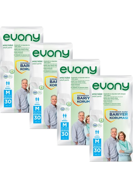 Emici Külot Unısex Medıum 30X4'Lü (120 Adet)