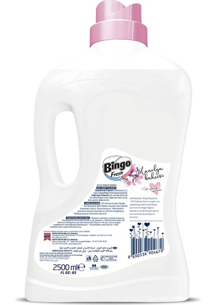 Fresh Yüzey Temizleyici 2,5 lt Manolya Ekonomi Paketi 4'lü