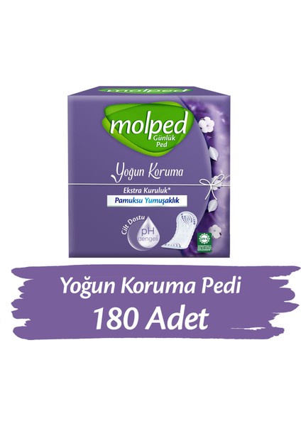 Yoğun Koruma Günlük Ped 180 Adet