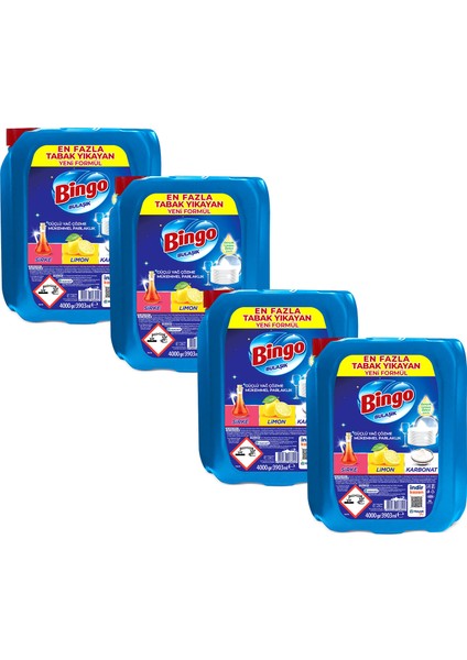 Bulaşık Sıvısı 4 kg Limon 4'lü indirimleri