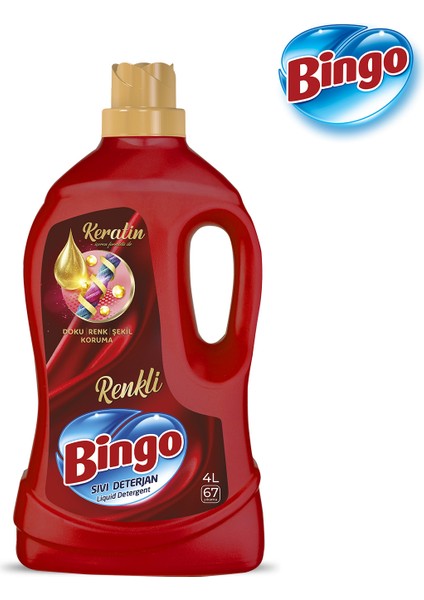 Renkli Sıvı Bakım Çamaşır Deterjanı 4 lt 2'li indirimleri