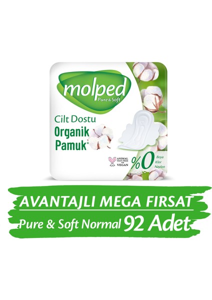 Pure&Soft Normal Avantajlı Mega Fırsat Paketi 92 Adet
