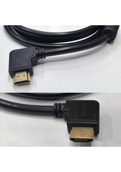 Hdmı L Tipi 90 Derece Kablo HDMI L Sağ Açılı Kablo 1.5m fiyatları