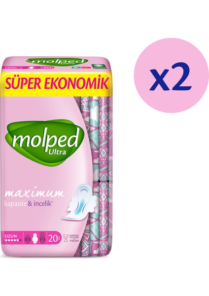 ULTRA HİJYENİK PED UZUN AVANTAJ PAKETİ 40 ADET