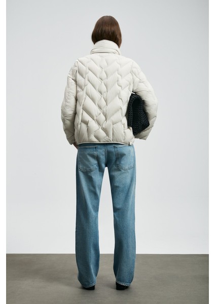 Kadın Desert Kaz Tüyü Mont 122120043 Ekru fırsatları