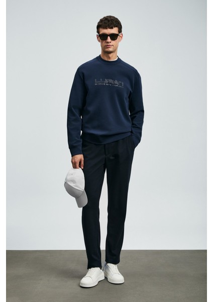 Erkek Luther Sweatshirt 112030171 Lacivert