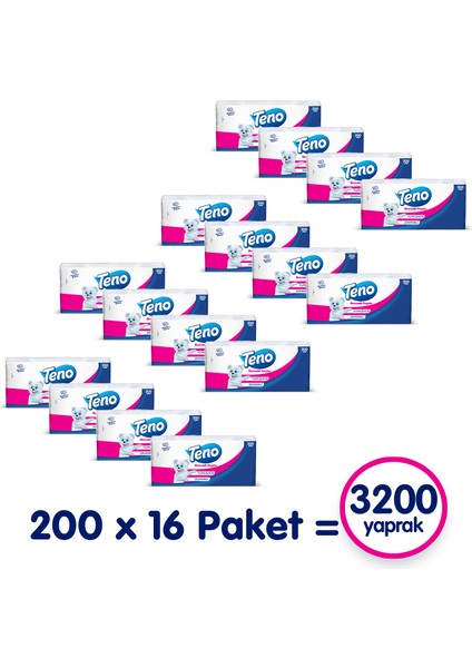 Peçete 200'LÜ (16 Paket x 200 Yaprak) fırsatları
