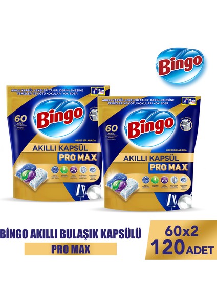 Akıllı Kapsül Pro Max Bulaşık Makinesi Deterjanı Tableti 120 Adet indirimleri
