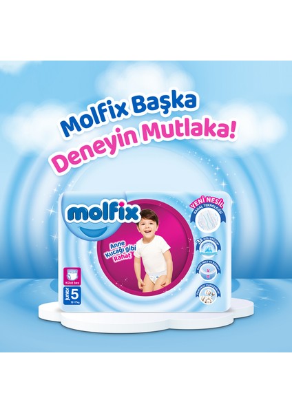 Pants Bebek Bezi 5 Beden Junior Aylık AvantajPaketi 88 Adet