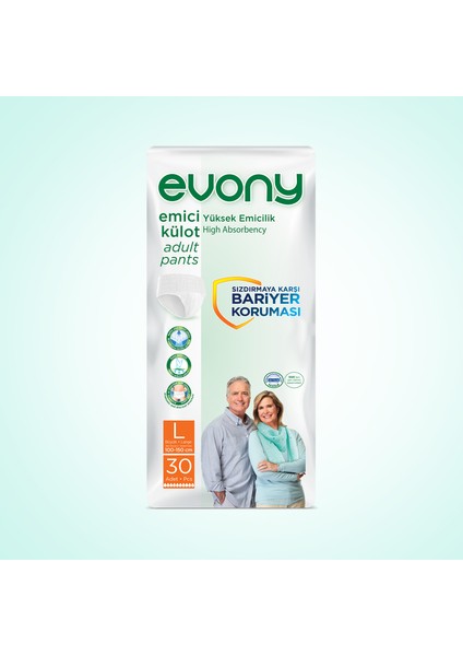 EMİCİ KÜLOT UNISEX LARGE 30 ADET fırsatları