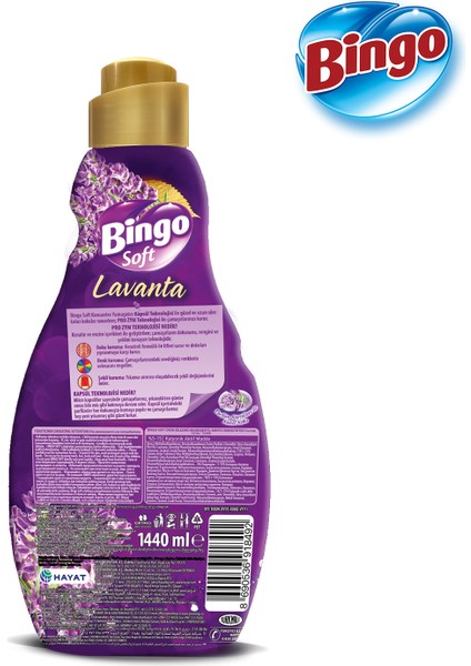 Soft Konsantre Çamaşır Yumuşatıcısı Lavanta 1440 ml X 4 Adet