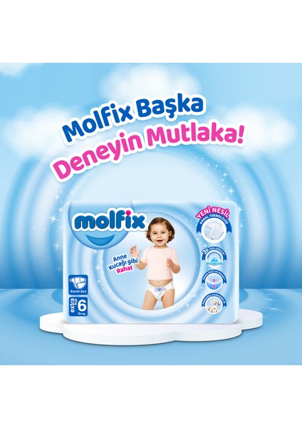 Bebek Bezi 6 Beden Extra Large Süper Fırsat Paketi 78 Adet