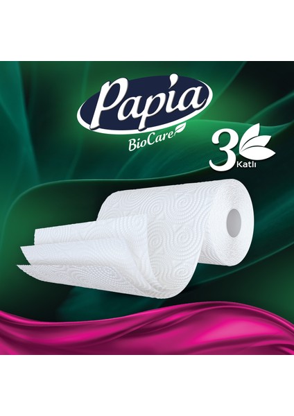 Biocare Kağıt Havlu 24 Rulo (6 Rulo x 4 Paket)