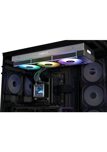 Lıan Lı Hydro-Shıft LCD Performance 360MM LGA1700/1851P/AM5 Soket Siyah Işlemci Sıvı Soğutucu G89.GHSLCD36SB.00 fiyatları