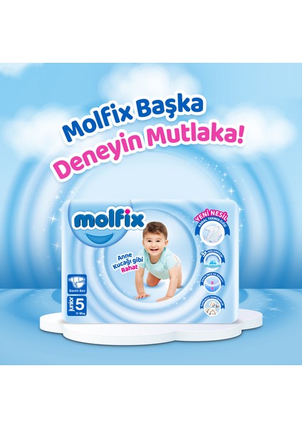 Bebek Bezi 5 Beden Junior Hiper Ekonomi Paketi 156 Adet