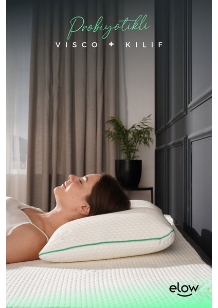 Probiotic+ Klasik Ortopedik Visco Yastık, 70 x 45 x 11