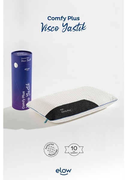 Comfy Plus Klasik Ortopedik Visco Yastık, 70 x 45 x 11
