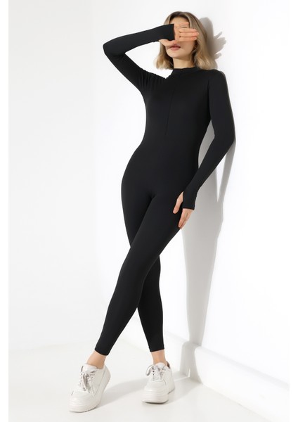 Uzun Tayt Tulum Şardonlu Kışlık Spor Giyim modelleri