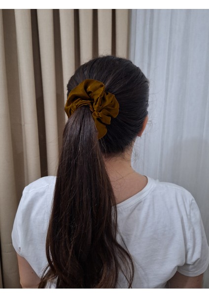 Kadın 3’lü Fiyonk Saç Tokası Seti + Scrunchie Hediyeli - Latte Ruhu fırsatları