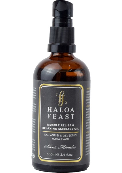 Kas Ağrısı ve Gevşetici Masaj Yağı 100 Ml-Muscle Pain And Relaxing Massage Oil 3,4 Fl.oz