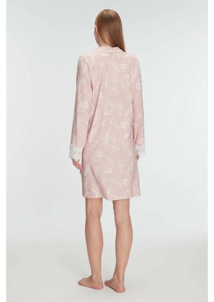 Kadın Fantazi Iç Giyim Cotton Modal Uzun Kol Gecelik - Şehvetli ve Zarif Tasarım modelleri