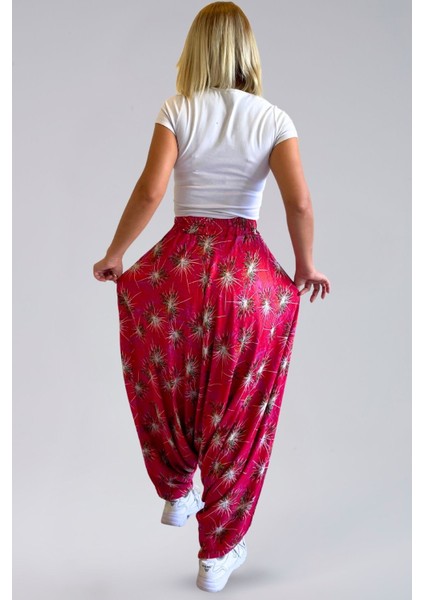 Otantik Viskon Şalvar- Viskon Kumaş Belmando Rahat Kalıp Bohem Otantik Tarzı Cepli Kadın Şalvar fiyatları