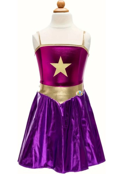Supergirl Süperman Kız Çocuk Doğum Günü Elbisesi ve Parti Kostümü indirimleri