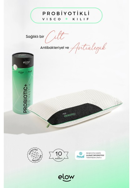 Probiotic+ Klasik Ortopedik Visco Yastık, 70 x 45 x 11