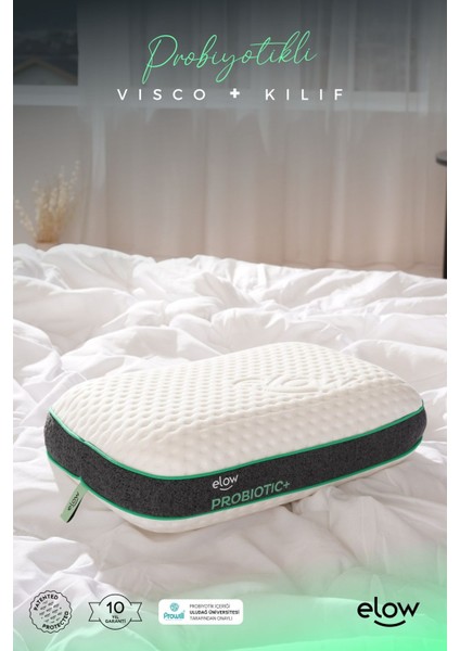 Probiotic+ Visco Çocuk/kamp Yastığı, 40 x 25 x 10