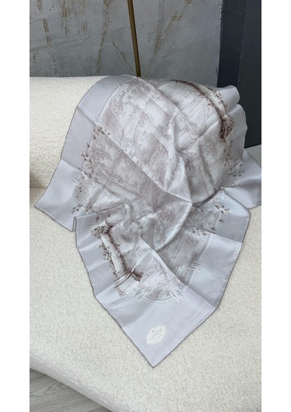 Ipekevi Juliet'in Bahçesi Tivil Ipek Eşarp Taş