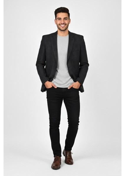 Erkek Kışlık Kumaş Tek Ceket 4 Drop BGL-ST04983 fiyatları