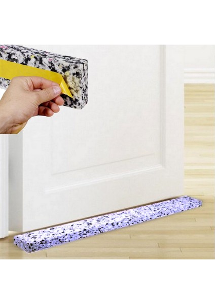 2 Adet Birden Kapı Altı Izolasyon Süngeri Kapı Altı Eşik Süngeri Rüzgar Önleyici Sünger