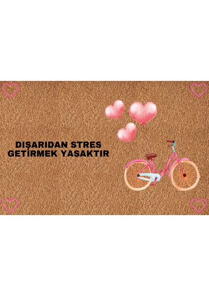 Dekoratif , Eğlenceli Dijital Baskı Kapı Önü Paspası - Paspas