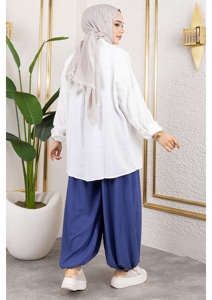 Belilastikli Şalvar Pantolon modelleri