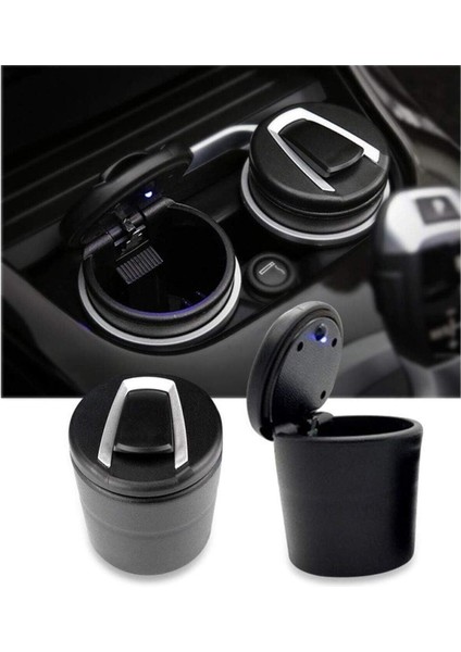 Ford Tourneo Connect Uyumlu Mavi Işıklı Kapaklı Küllük-Kumbara Cn