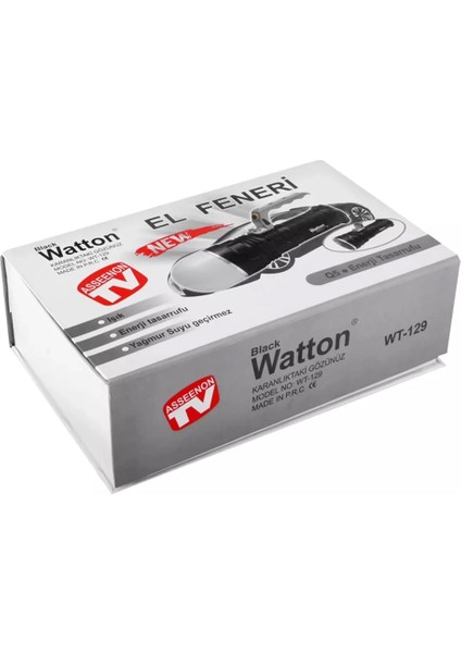 Projektor Modeli Zoomlu Şarjlı El Feneri WT-129