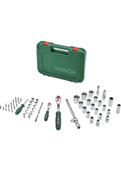 1600A02Z9G 1/4'' Ve 1/2'' Cırcırlı Somun Sıkma Seti 56 Parça