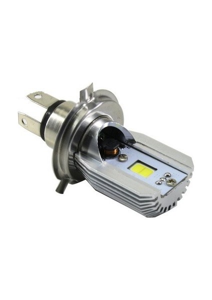 Motor LED Far Ampulu H4 Tipi Beyaz Işık